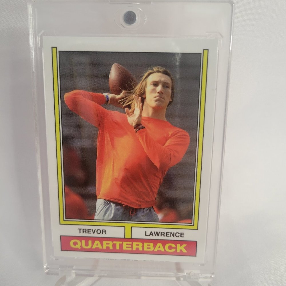 Trevor Lawrence 2021 Topps 1974 Topps Football Parallel #15